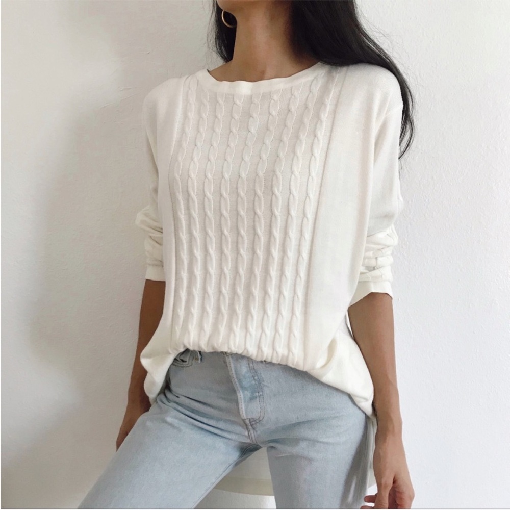 Vintage Victoria’s Secret cable knit sweater top